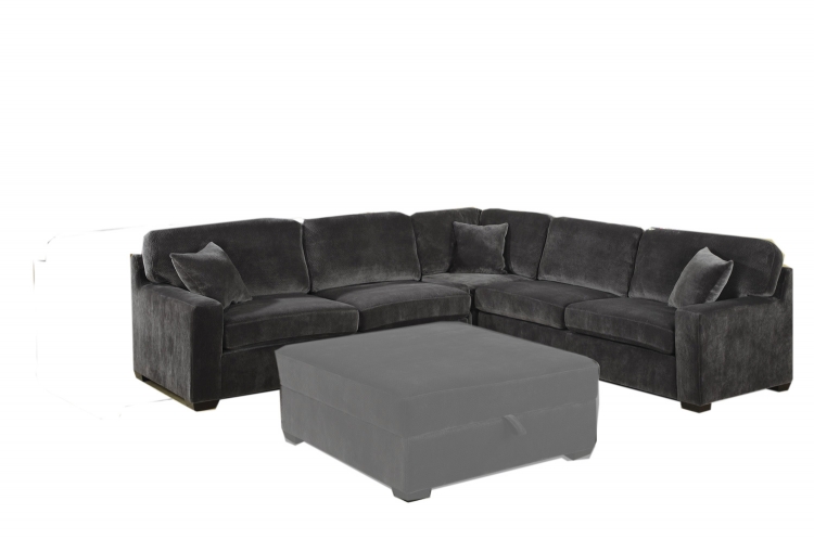 Luka Sectional - Charcoal