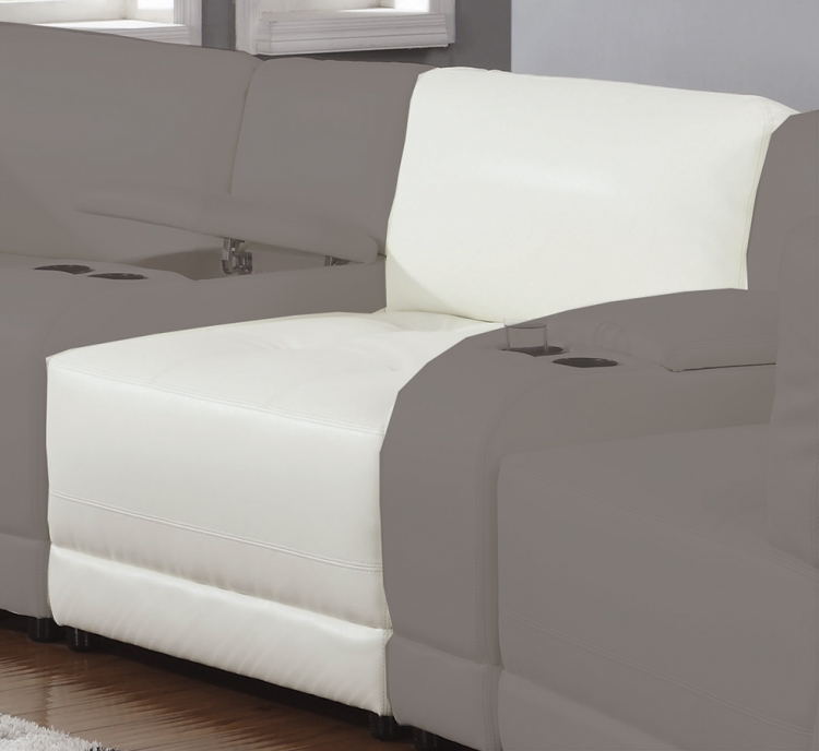 Kayson Armless Chair - White