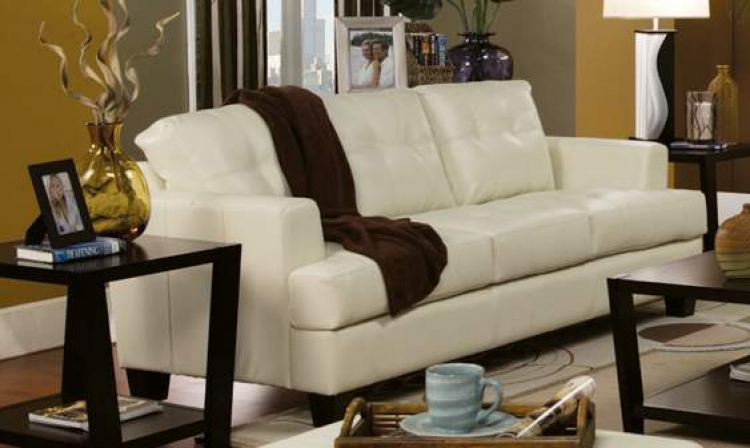 Coaster Samuel Sofa Set - Cream SAMUEL-SOFA-SET-CRM At Homelement.com