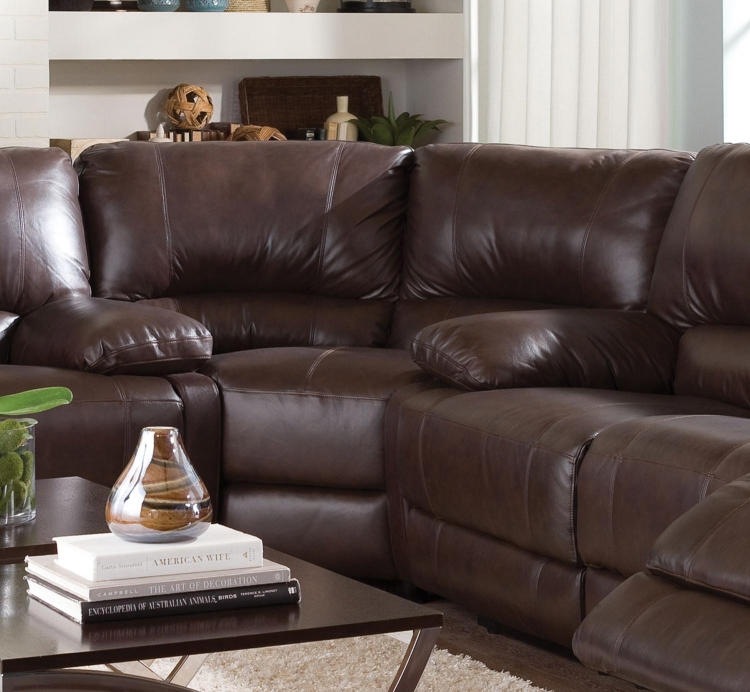 Geri Sectional Wedge - Brown