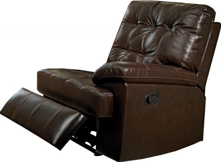 Grace Right Facing Recliner - Chocolate