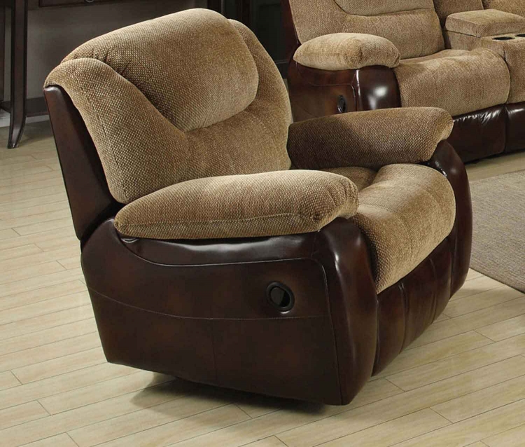 Malena Glider Recliner - Tan