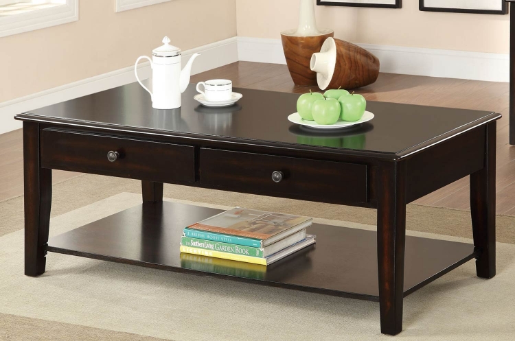 702398 Coffee Table - Merlot