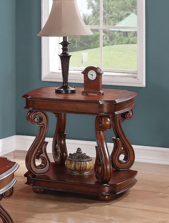 702937 End Table - Pecan