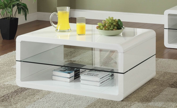703268 Coffee Table - Glossy White