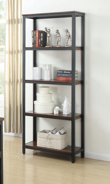 Marple Bookcase - Brown/Black