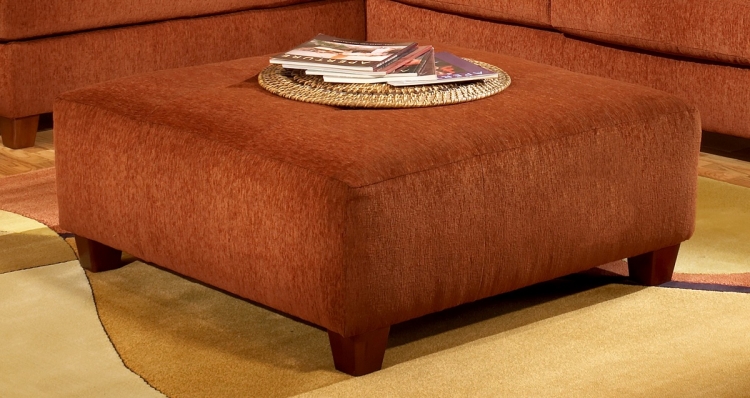 Chelsea 2200 Barton TerraCotta Cocktail Ottoman