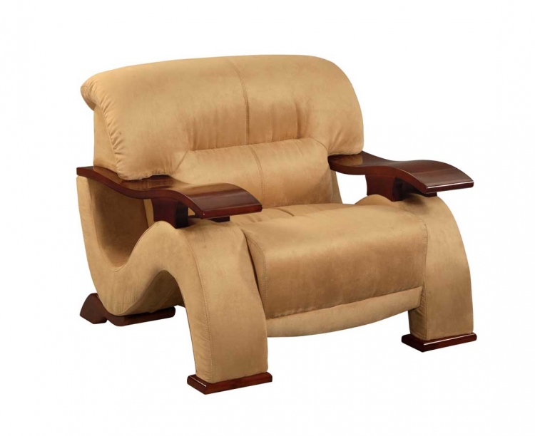 GF-2033 Chair-Beige Microfiber