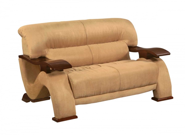 GF-2033 Loveseat-Beige Microfiber