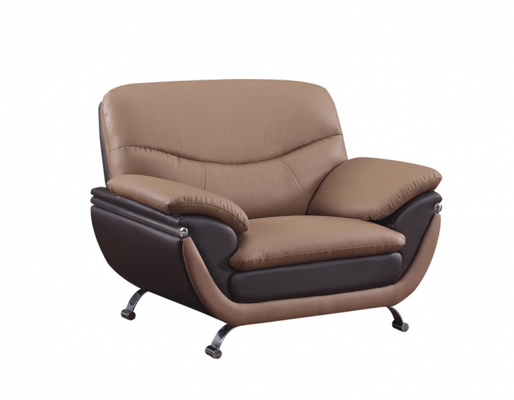 2106 Chair - Brown/Dark Brown