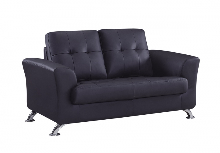 2218 Love Seat - Black