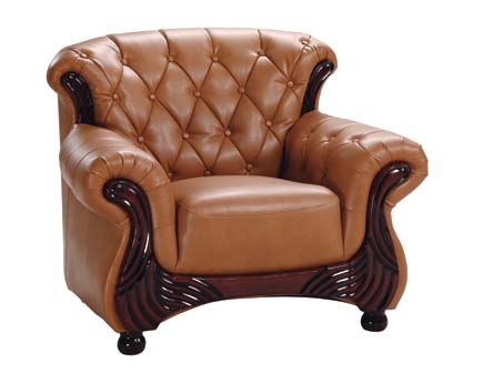 GF-9110 Chair - Brown Leatherette