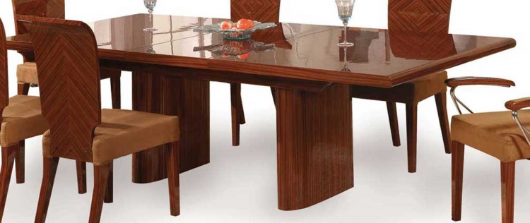 Adriana Dining Table-Zebrano