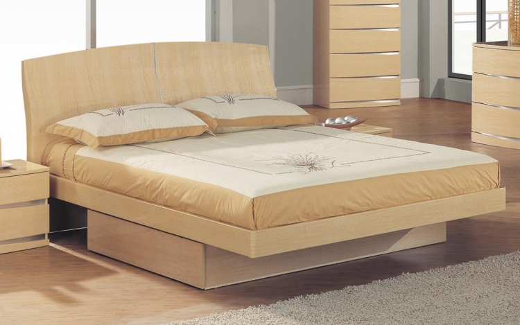 Aria Platform Bed - Maple