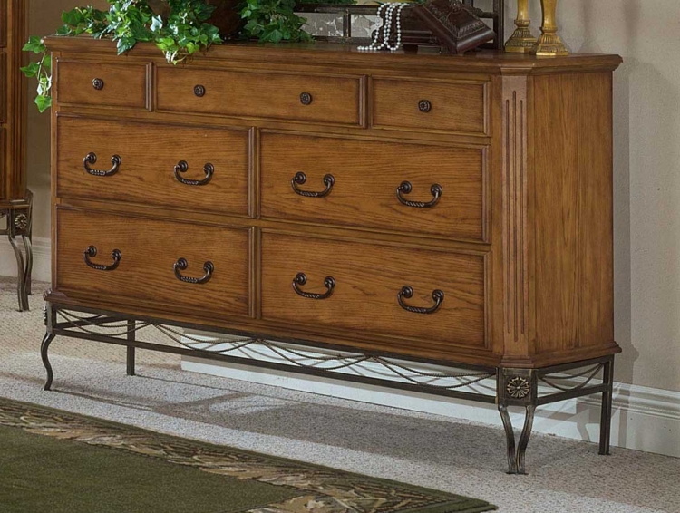 Camelot Dresser in Oak