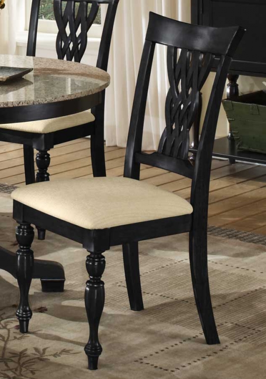 Embassy Dining Chairs - Rubbed Black