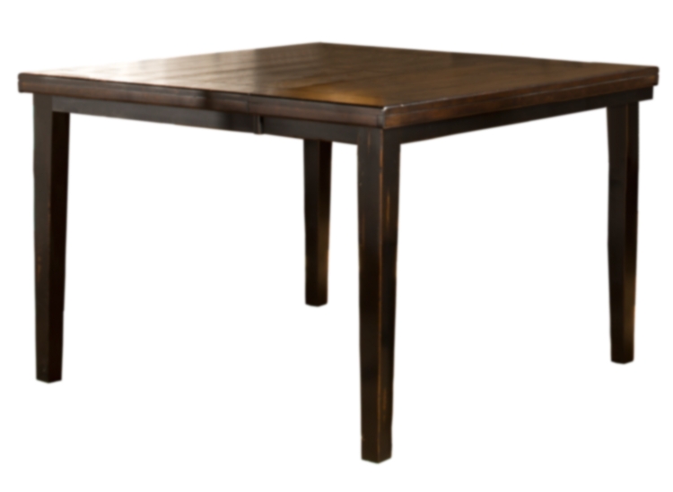 Killarney Counter Height Table - Black/ Antique Brown