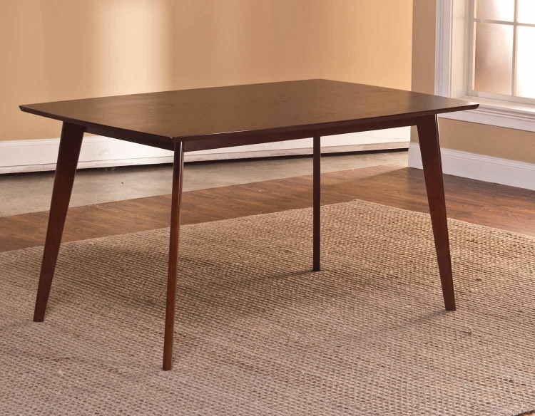 Allentown Wood Dining Table - Cappuccino
