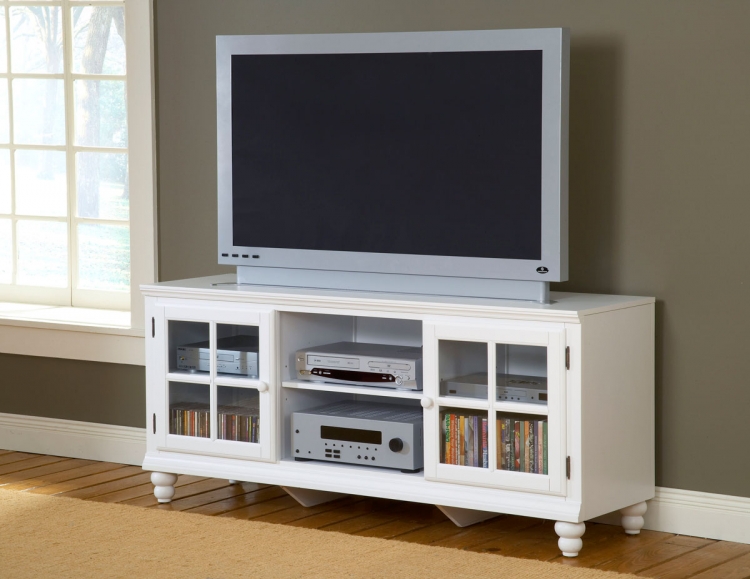 Grand Bay 61in Entertainment Console - White