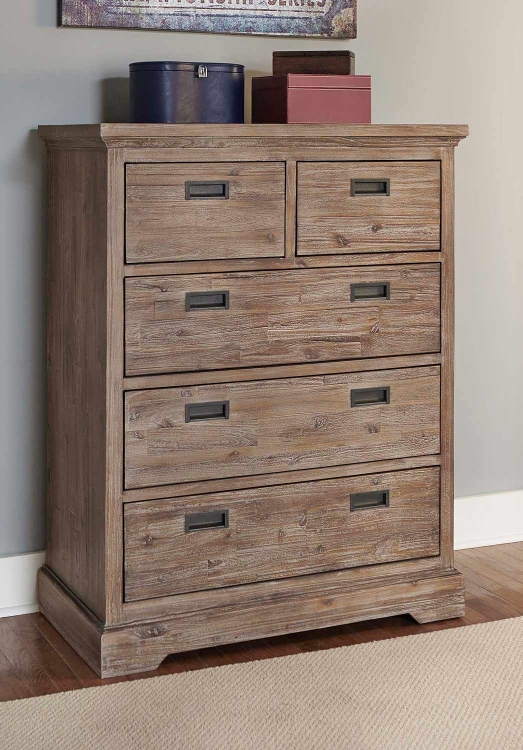 Oxford 5 Drawer Chest - Cocoa