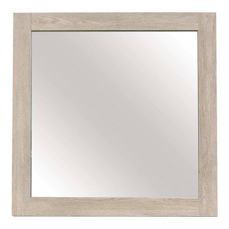 Whiting Mirror - Cream and Black