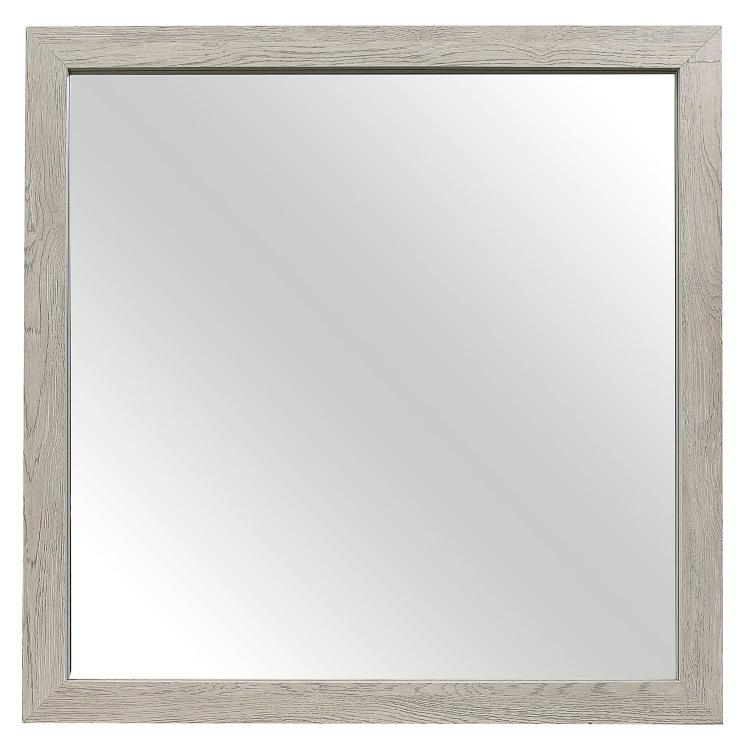 Quinby Mirror - Light Gray