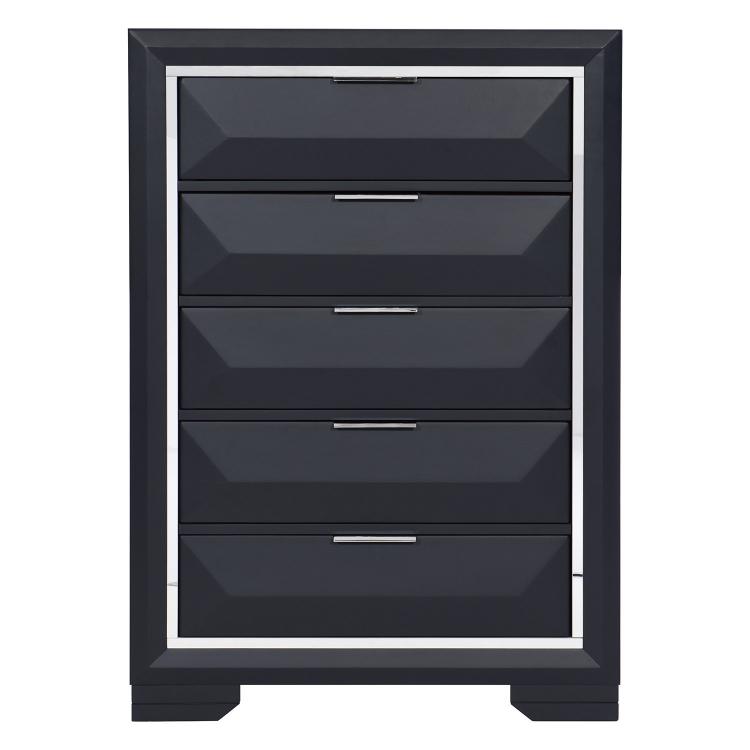 Rosemont Chest - Midnight Blue