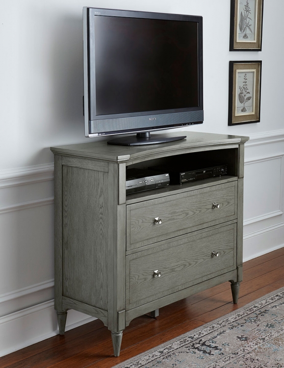 Albright TV Chest - Barnwood Grey