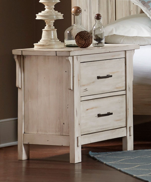 Terrace Night Stand - Antique White