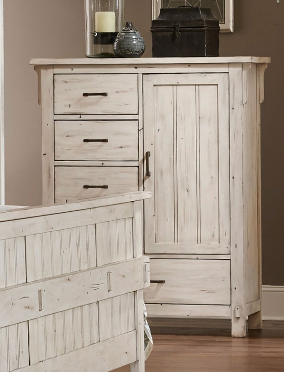 Terrace Door Chest - Antique White