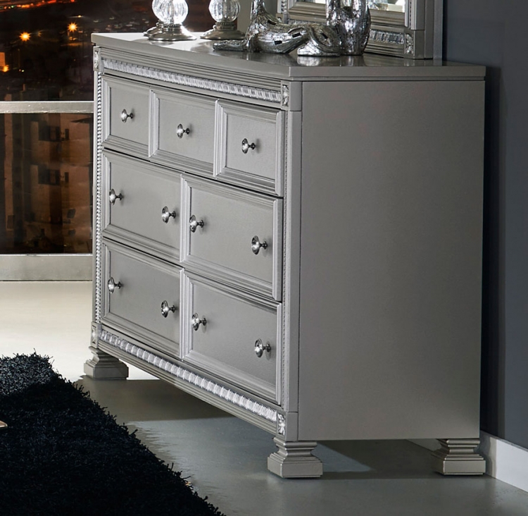 Bevelle Dresser - Silver