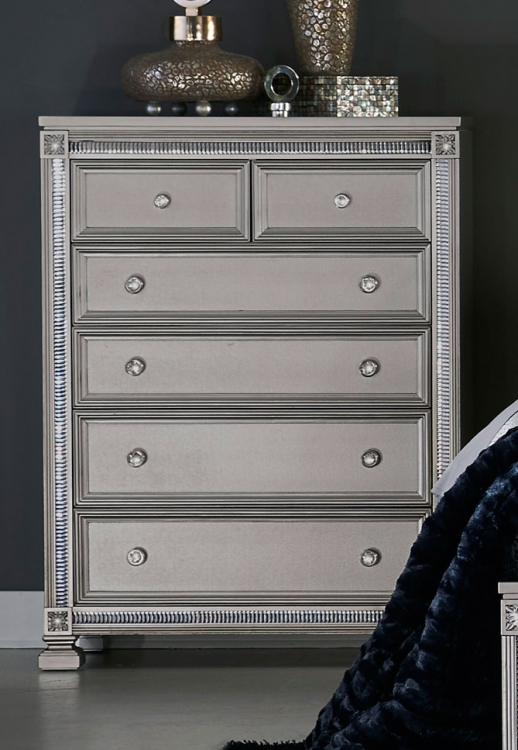Bevelle Chest - Silver