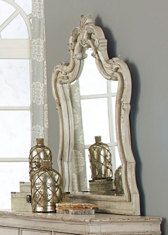 Homelegance Elsmere Mirror - Antique Gray
