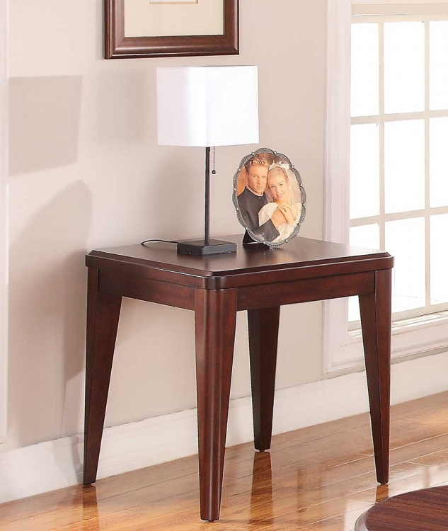 Beaumont End Table - Brown Cherry