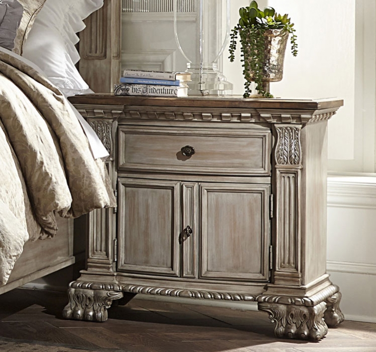 Orleans II Night Stand - White Wash