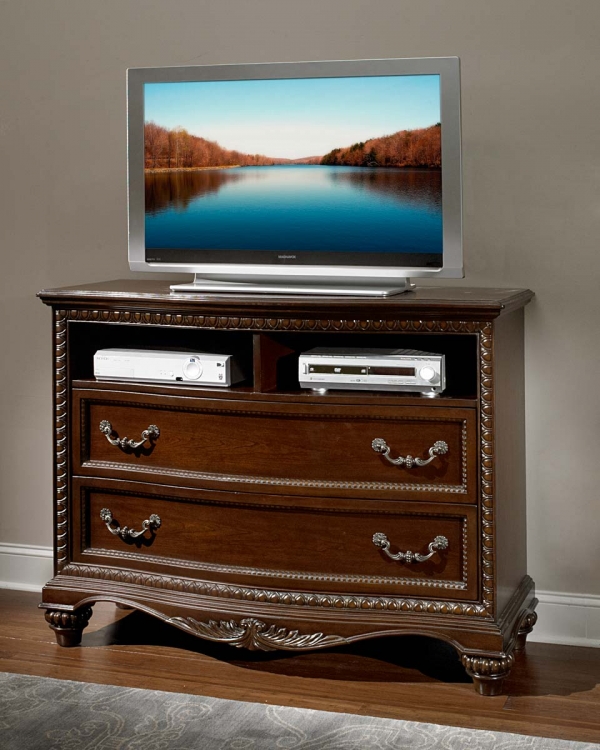 Hampstead Court TV Chest - Cherry