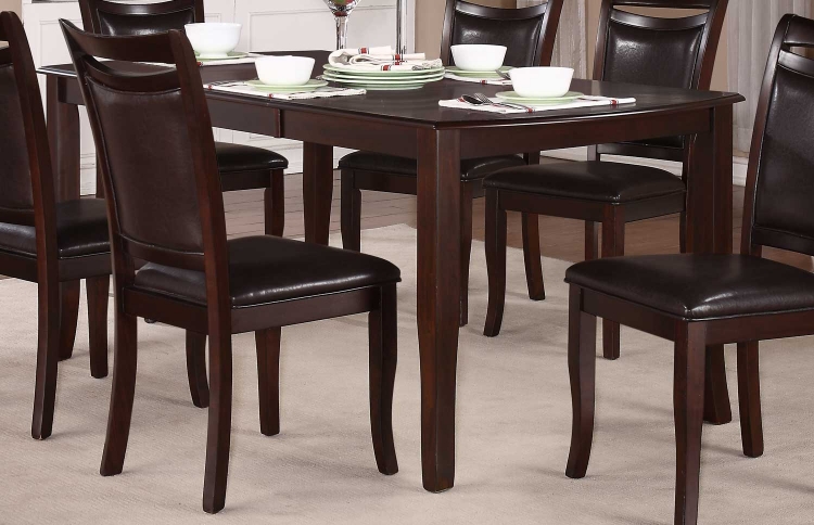 Maeve Dining Table - Dark Cherry