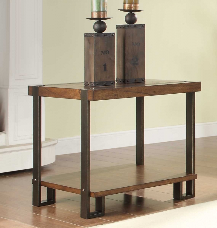 Northwood End Table - Natural Brown