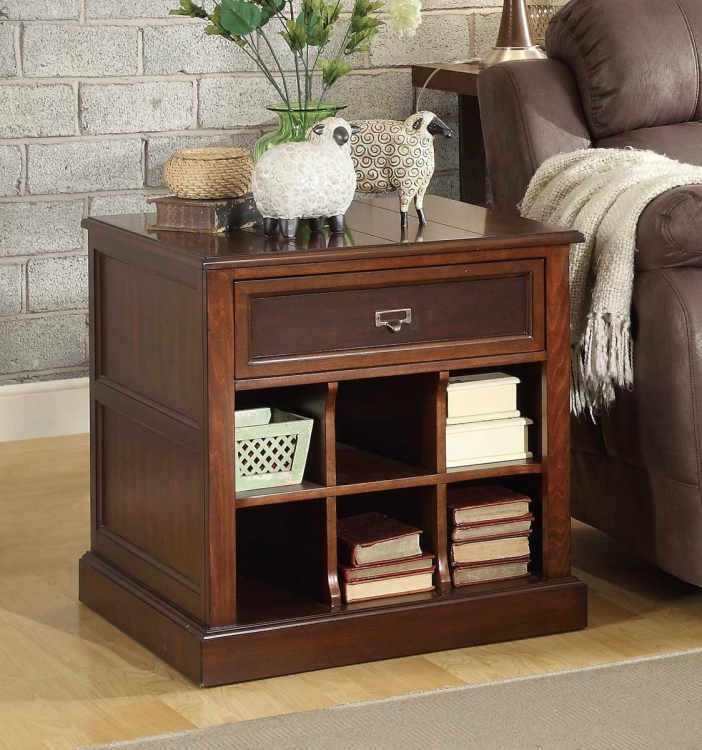 Friedrich End Table - Functional Drawer