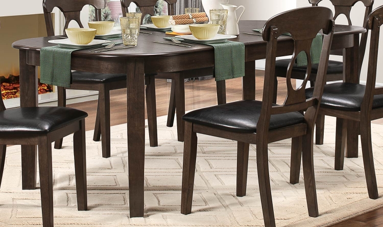 Lemoore Dining Table - Weathered Brown