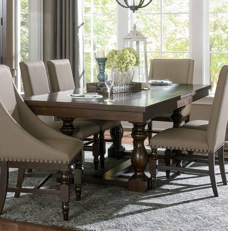 Reid Rectangular Dining Table with Leaf - Cherry