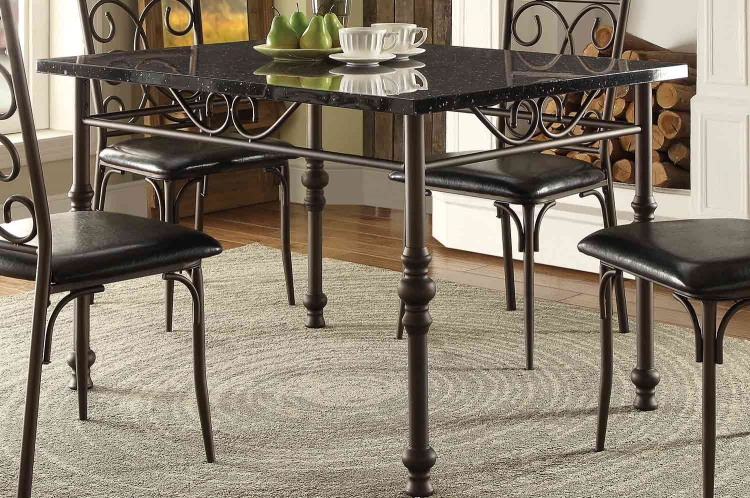 Dryden Dining Table - Metal