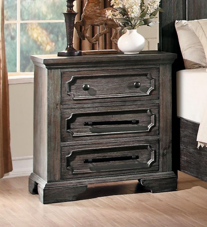 Toulon Night Stand - Rustic Acacia
