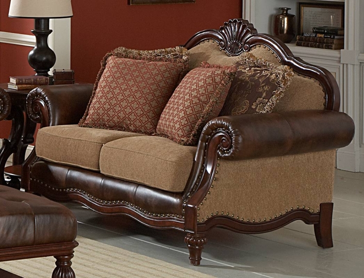 Winnfield Love Seat - Bonded Leather