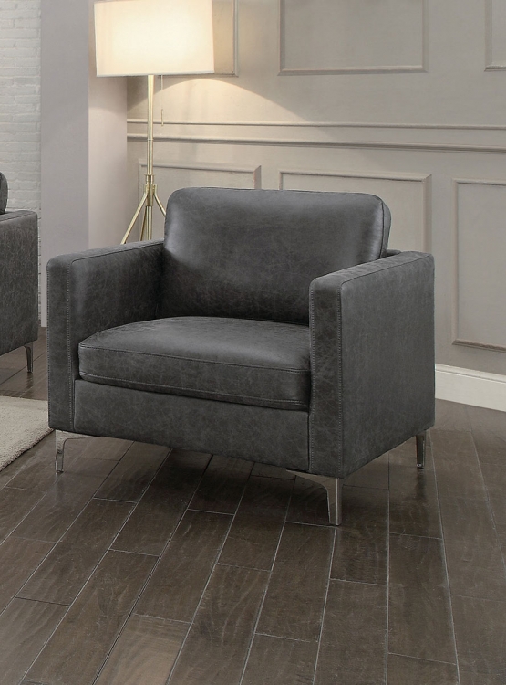 Breaux Chair - Gray Fabric
