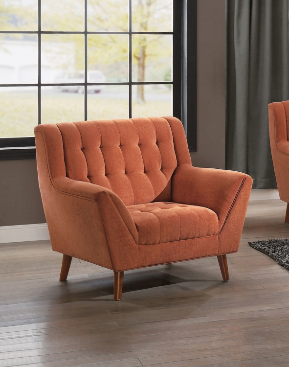 Erath Chair - Orange Fabric