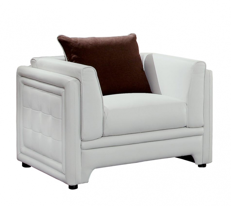 Azure Chair - Faux Leather - Off White