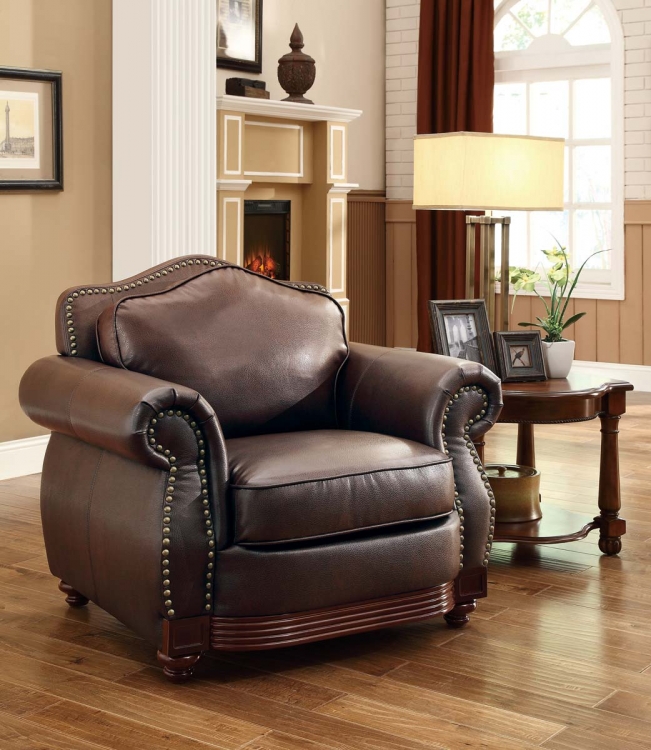 Midwood Bonded Leather Chair - Dark Brown
