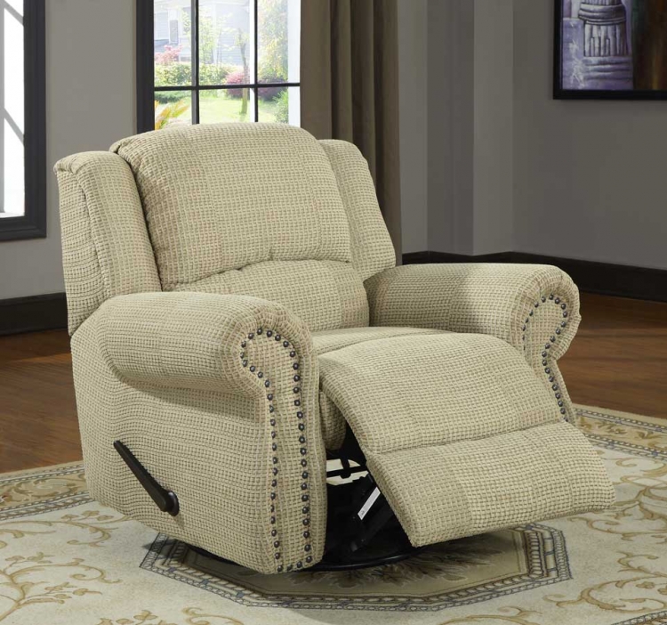 Homelegance Quinn Reclining Sofa Set Olive Beige Chenille U9708CN3