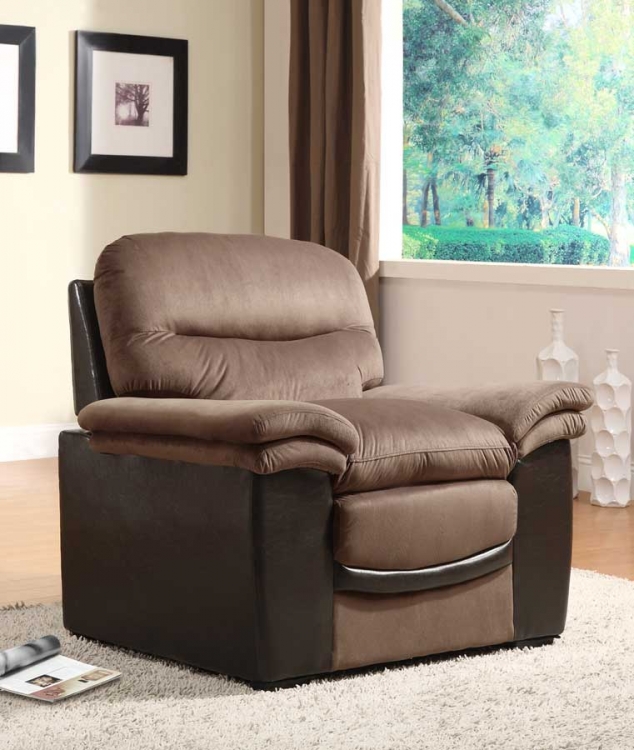 Bernard Chair - Dark Brown Velvet and Bi-Cast